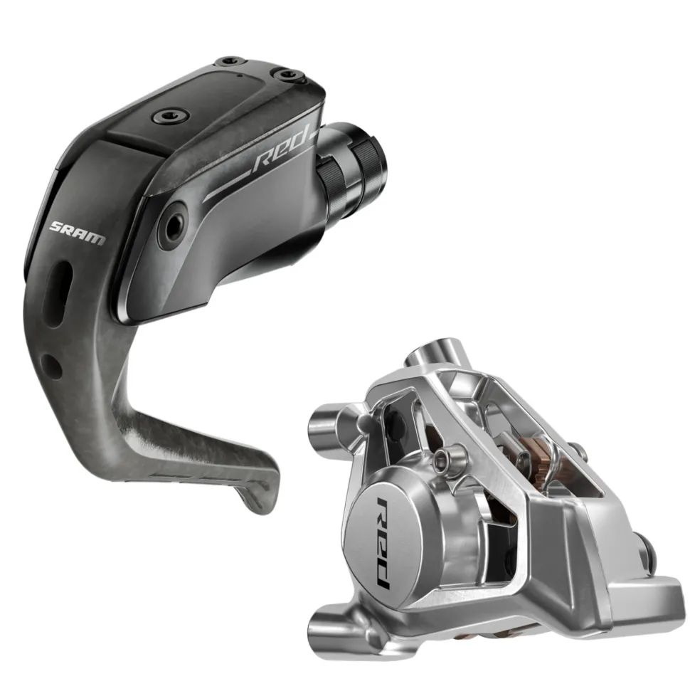 Disc Brake Red E1 Aero Lever & Caliper