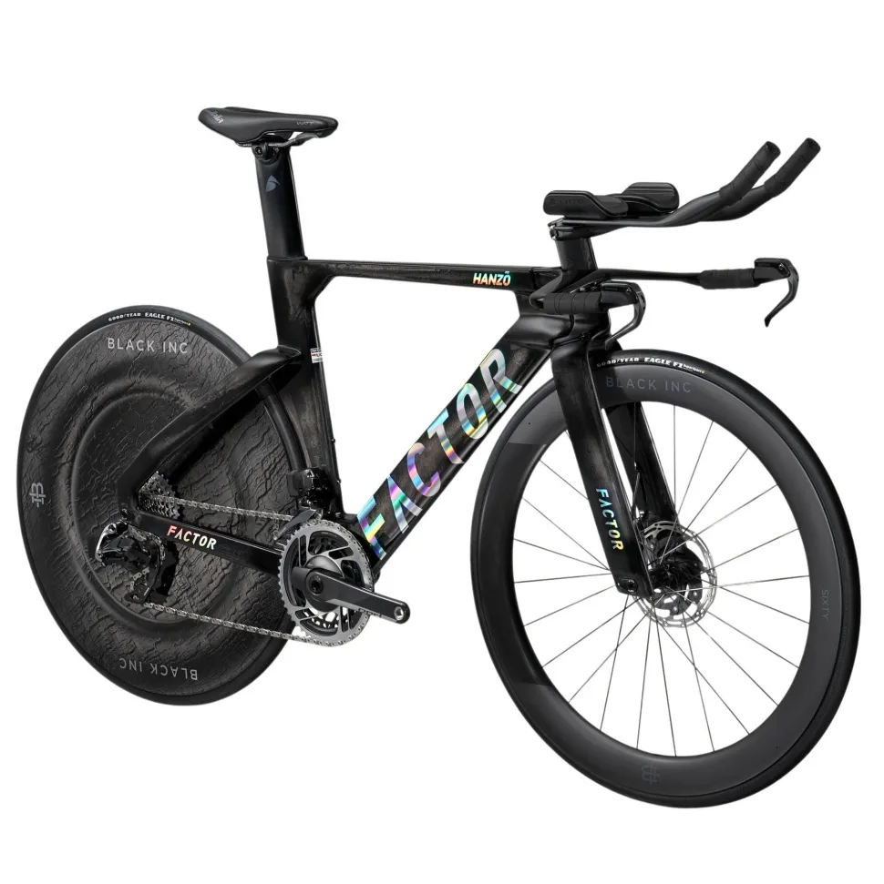 HANZO Red AXS Black Inc Zero/Three TT/Triathlon Bike