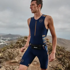 Race Belt With Neoprene Pouch for Running / Triathlon