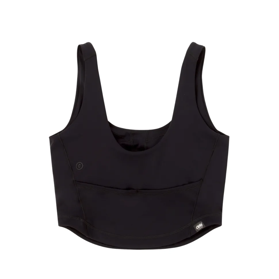 TRNTankBra Women's Sports Crop Top with Built in Bra