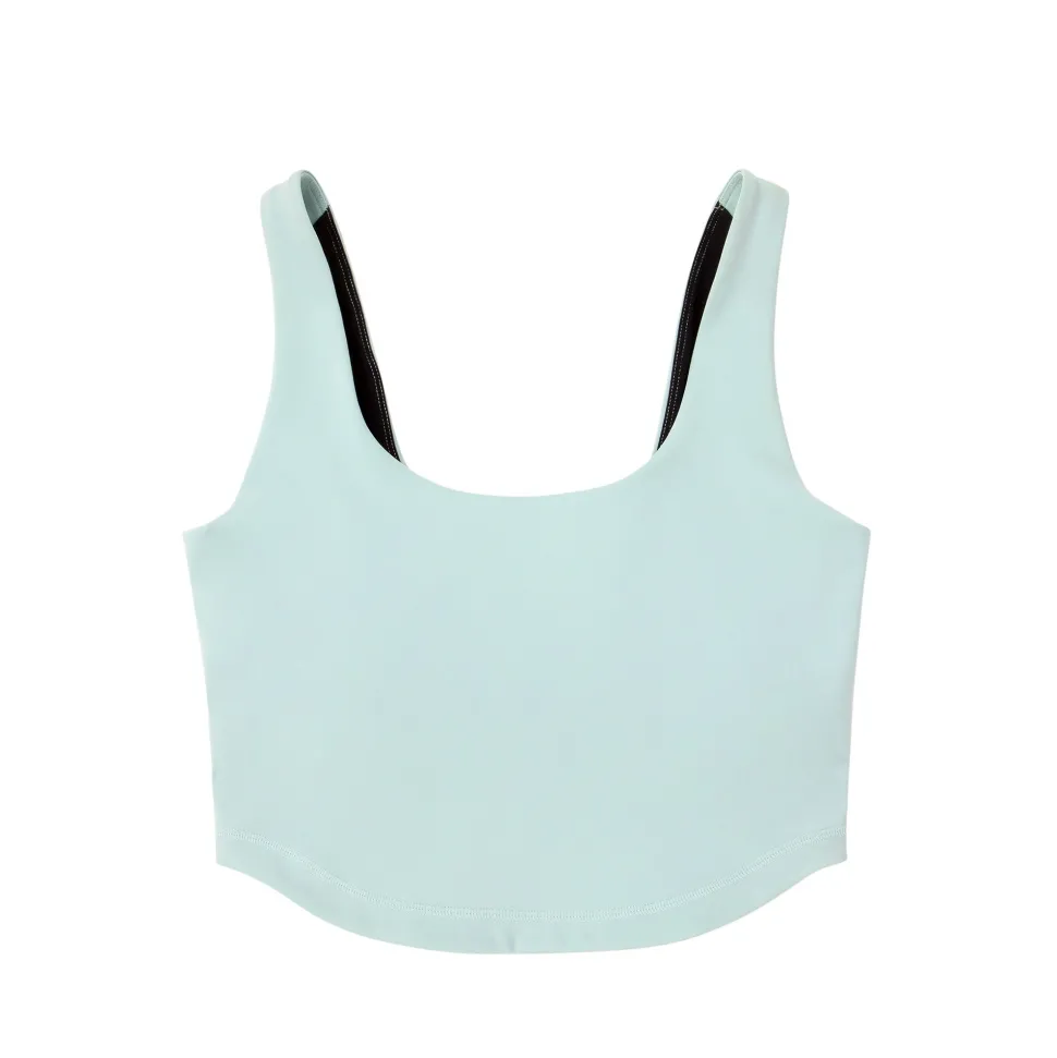 TRNTankBra Women's Sports Crop Top with Built in Bra