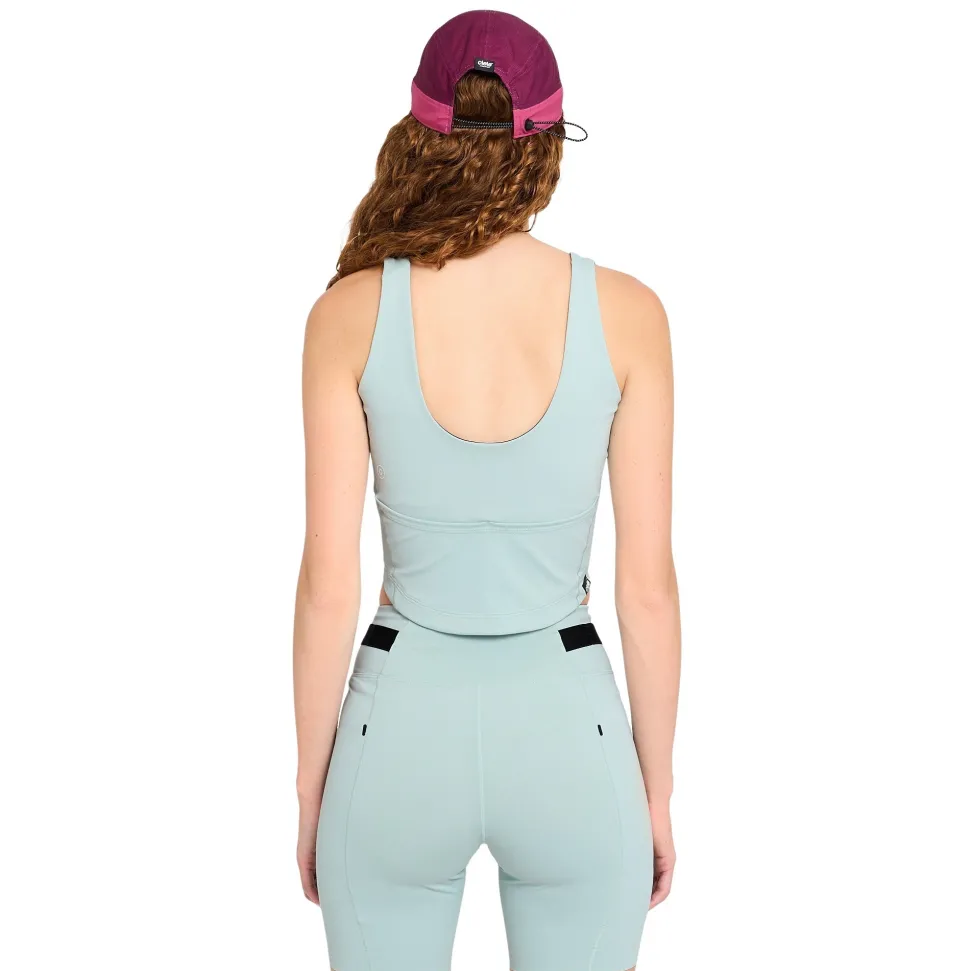 TRNTankBra Women's Sports Crop Top with Built in Bra